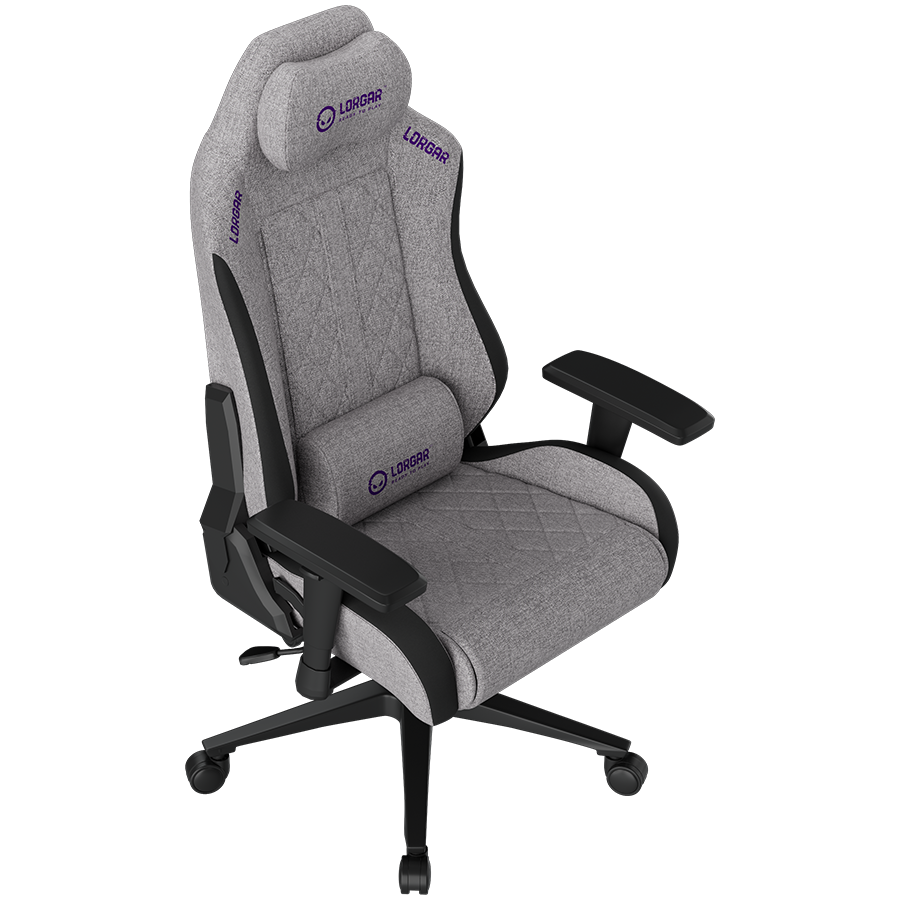 LORGAR CHA41, Ergonomic Gaming Chair Advanced, premium anti-stain fabric, Grey [16]
