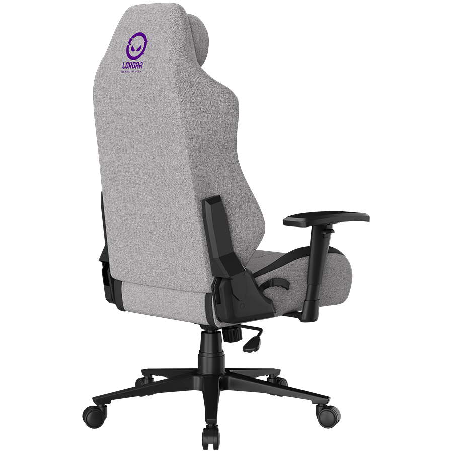 LORGAR CHA41, Ergonomic Gaming Chair Advanced, premium anti-stain fabric, Grey [12]