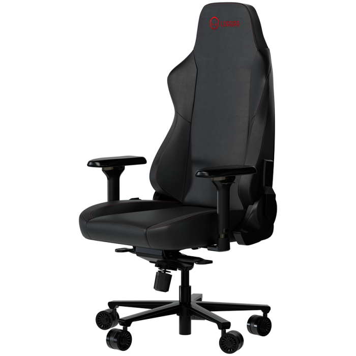 LORGAR Embrace 533, Gaming chair, PU eco-leather, 1.8 mm metal frame, multiblock mechanism, 4D armrests, 5 Star aluminium base, Class-4 gas lift, 75mm PU casters, Black [2]