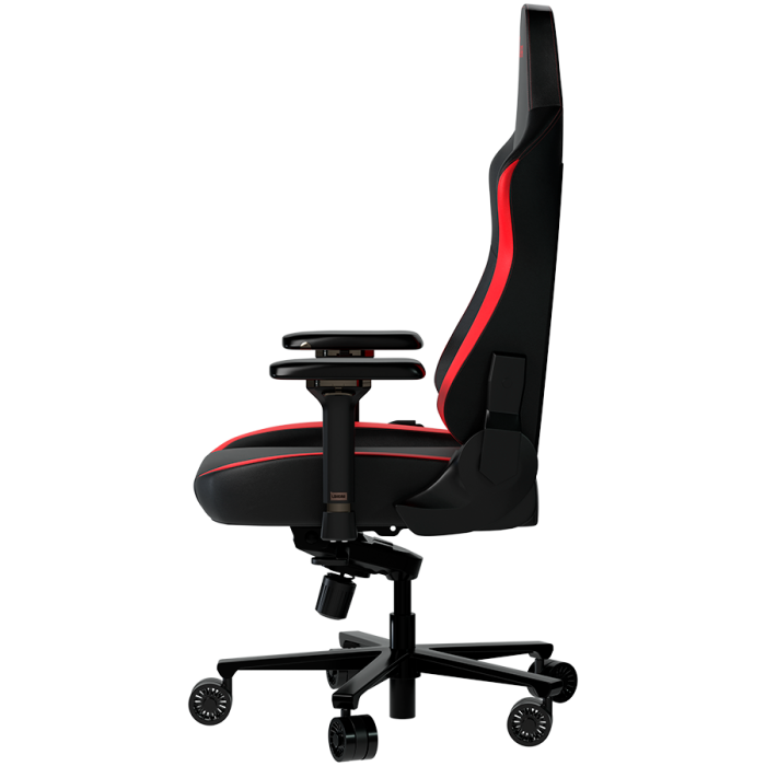 LORGAR Embrace 533, Gaming chair, PU eco-leather, 1.8 mm metal frame, multiblock mechanism, 4D armrests, 5 Star aluminium base, Class-4 gas lift, 75mm PU casters, Black + red [5]