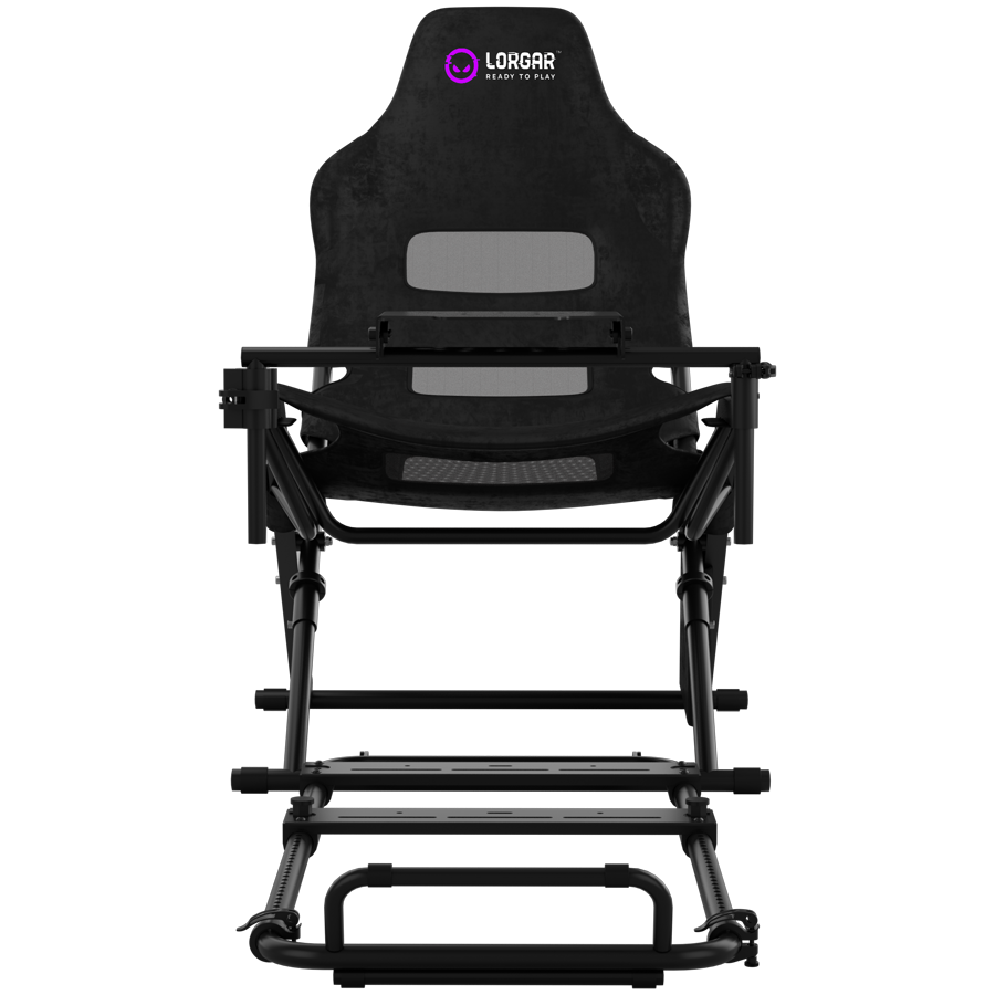 LORGAR FLEX RAF1, Sim Racing Cockpit Advanced, Foldable, 150x72x113 cm-playing, 38x72x126cm-folded, Black [3]