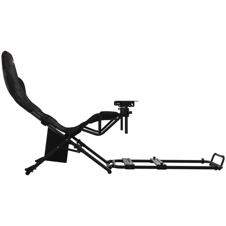 LORGAR FLEX RAF1, Sim Racing Cockpit Advanced, Foldable, 150x72x113 cm-playing, 38x72x126cm-folded, Black [2]