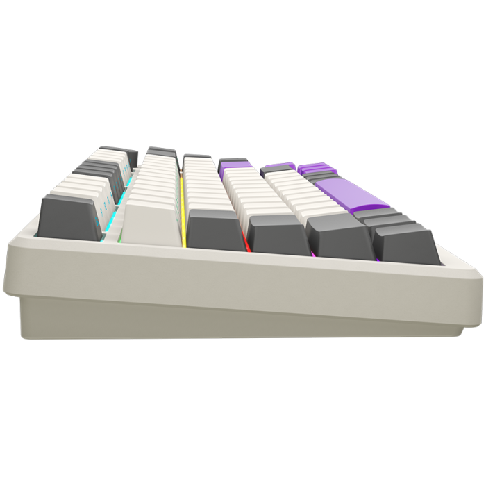 LORGAR KBP7075W, Wireless 75% Mechanical Gaming Keyboard Pro, Beige, EN layout [4]