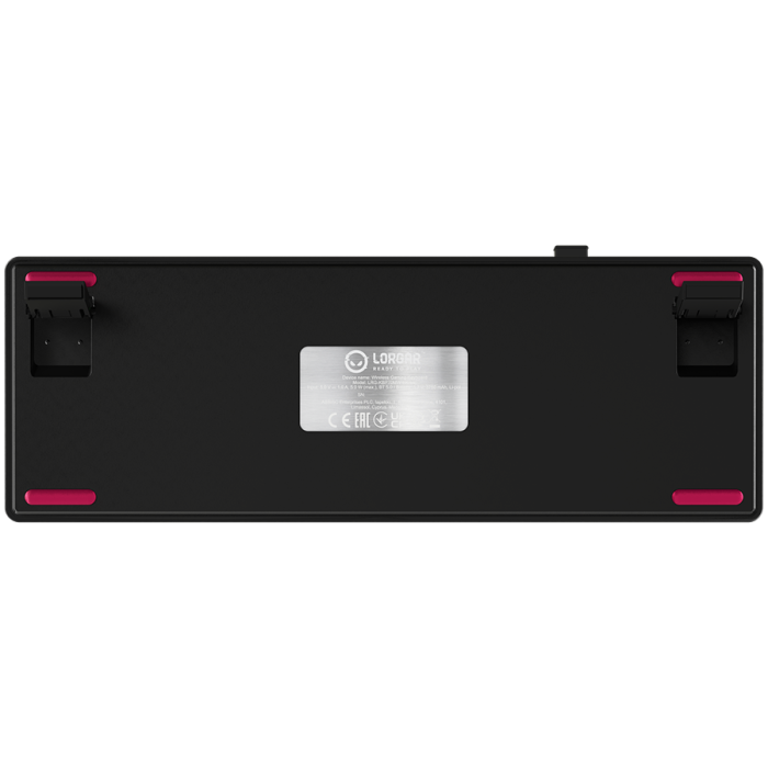 LORGAR KBP70MW, Wireless 65% Mechanical Gaming Keyboard Pro, Black/red, EN layout [9]