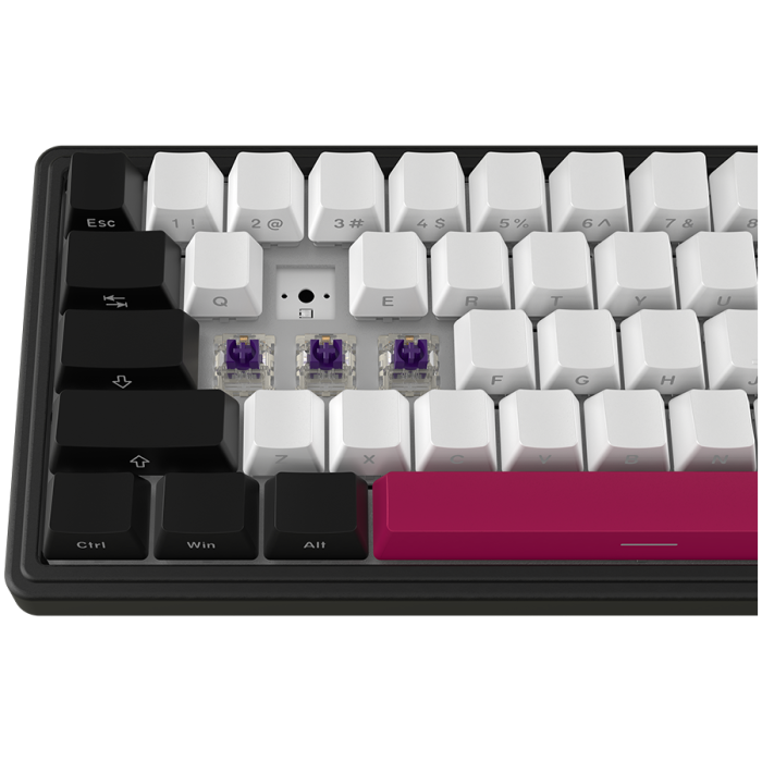 LORGAR KBP70MW, Wireless 65% Mechanical Gaming Keyboard Pro, Black/red, EN layout [8]