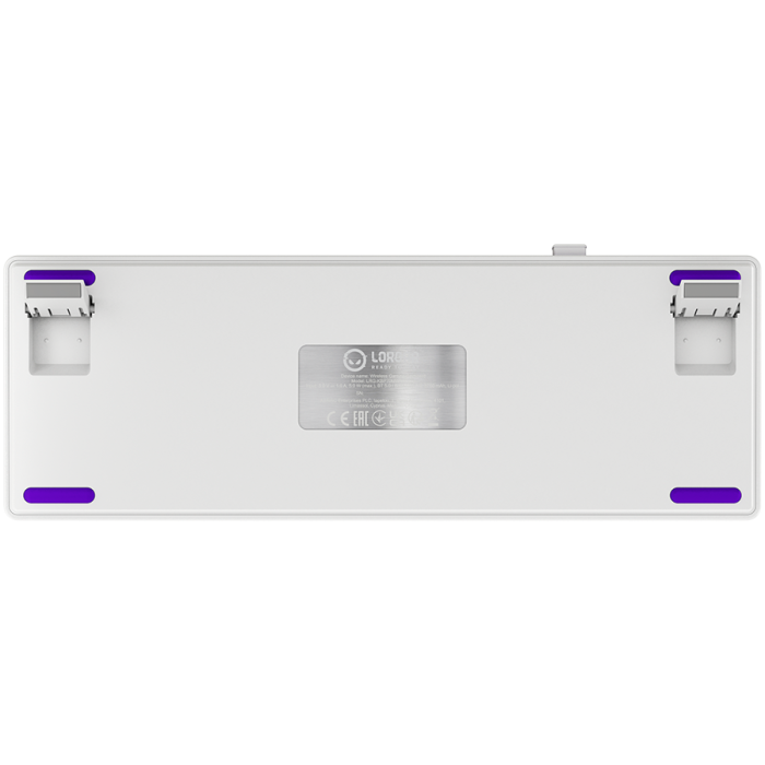 LORGAR KBP70MW, Wireless 65% Mechanical Gaming Keyboard Pro, White, EN layout [9]