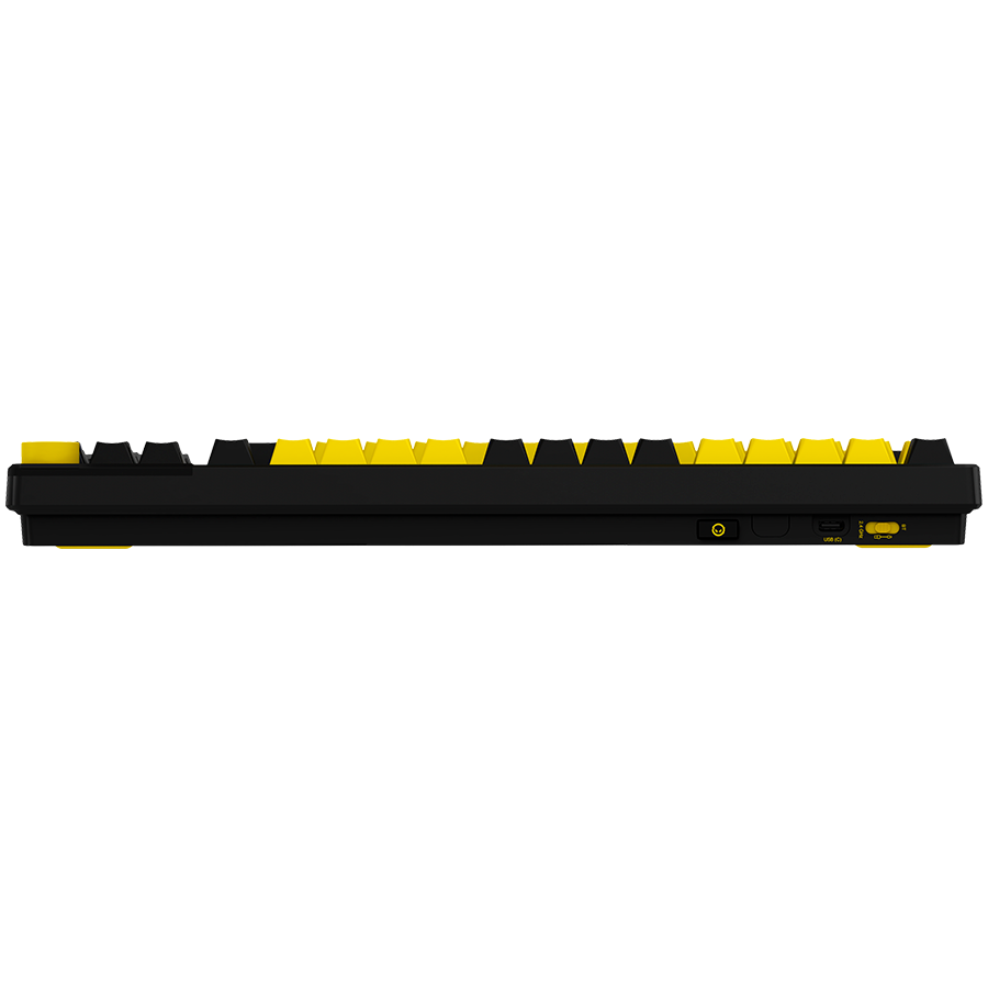 Tastatura mecanica de gaming wireless Lorgar KBP70TKLW, TKL, Black/Yellow, Layout EN [6]