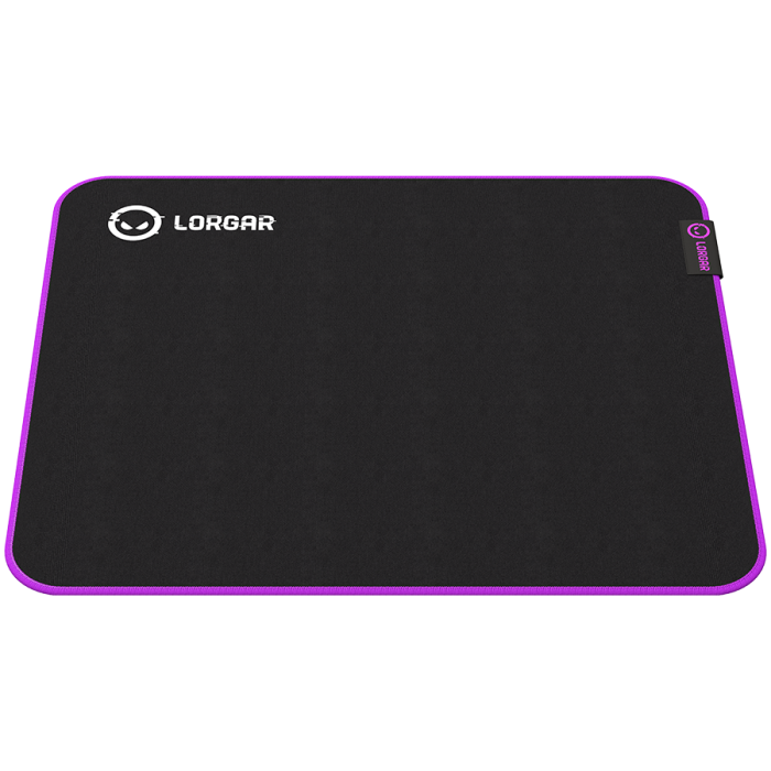 Lorgar Main 313, Gaming mouse pad, High-speed surface, Purple anti-slip rubber base, size: 360mm x 300mm x 3mm, weight 0.195kg [4]