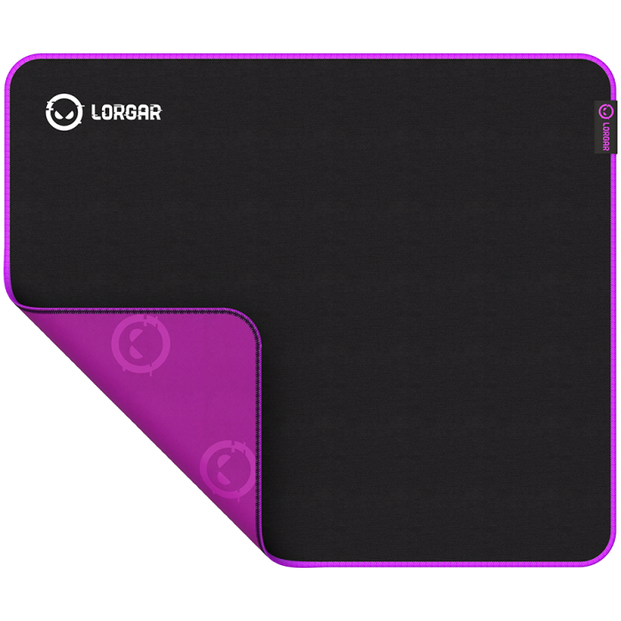 Lorgar Main 315, Gaming mouse pad, High-speed surface, Purple anti-slip rubber base, size: 500mm x 420mm x 3mm, weight 0.39kg [2]