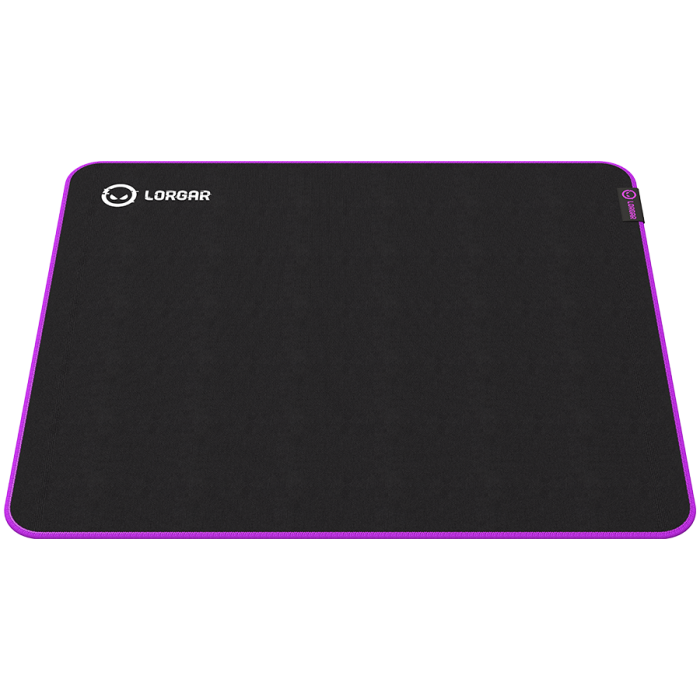 Lorgar Main 315, Gaming mouse pad, High-speed surface, Purple anti-slip rubber base, size: 500mm x 420mm x 3mm, weight 0.39kg [4]