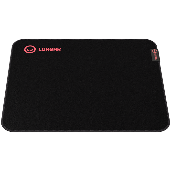 Lorgar Main 323, Gaming mouse pad, Precise control surface, Red anti-slip rubber base, size: 360mm x 300mm x 3mm, weight 0.21kg [4]