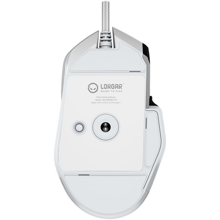 LORGAR MSP80, 8000 Hz Gaming Mouse Pro, White [7]