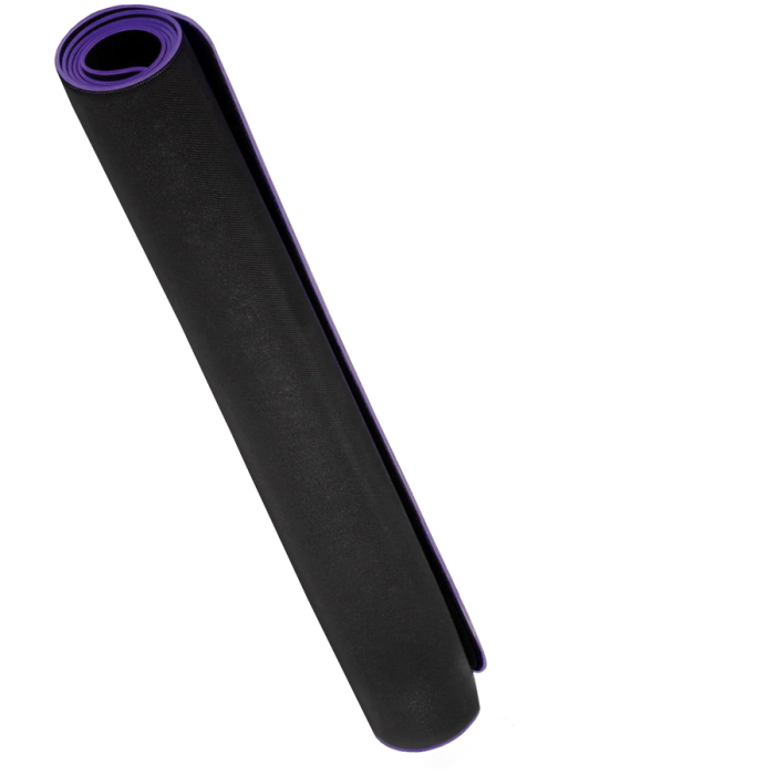 LORGAR RX1FM, Sim Racing Floor Mat Advanced, Stitched edge, 1,700X700X3 mm, Black/purple [5]