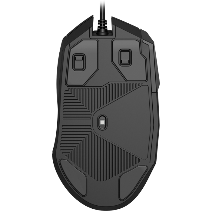 LORGAR Stricter 579, gaming mouse, 9 programmable buttons, Pixart PMW3336 sensor, DPI up to 12 000, 50 million clicks buttons lifespan, 2 switches, built-in display, 1.8m USB soft silicone cable, Matt [7]