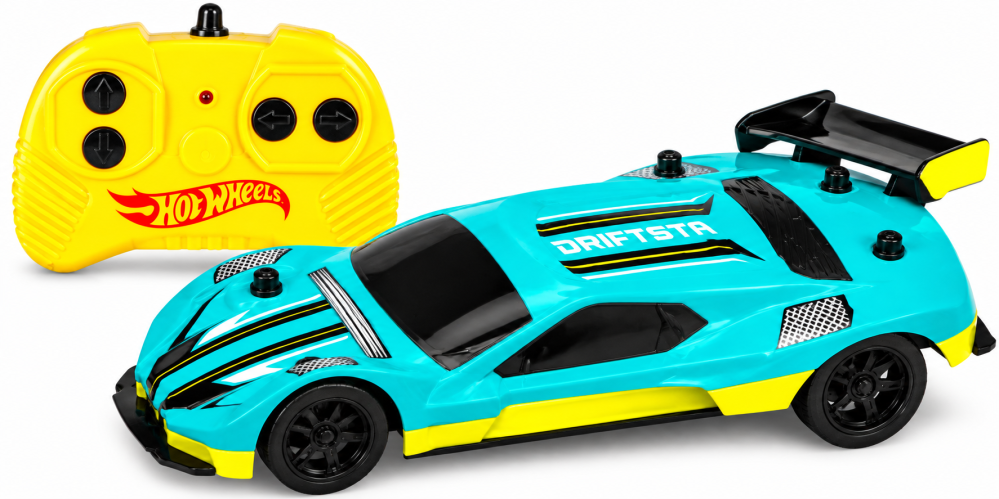 Masinuta cu telecomanda Hot Wheels Race Team 1:28 Verde - MONDO [3]