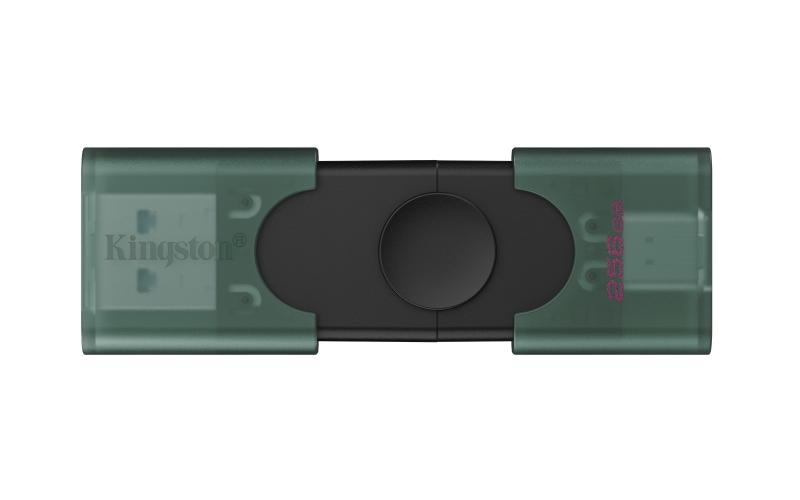 Memorie USB Kingston DataTraveler DuoG2 256GB, USB Type-A / USB Type-C, Negru [1]