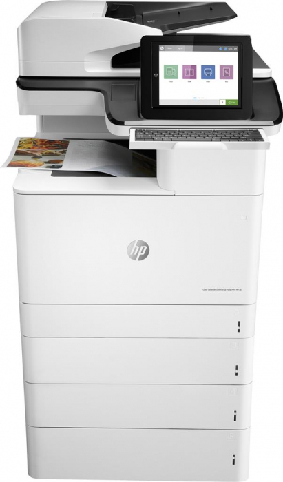 MFP Laser Color A3 HP Laserjet Enterprise M776z, Print, Copy, Scan, Fax, 46 ppm, vol. rec. 40000, vol max. 200000, 46 cpm, Duplex, Retea, Wireless, ADF [1]