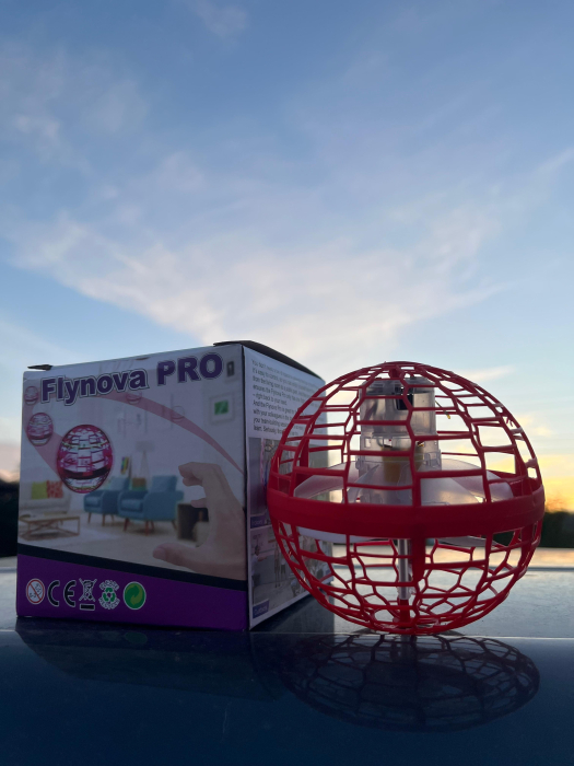 Minge zburatoare cu LED, tip drona, Flynova Pro, incarcare USB, cu controller [7]