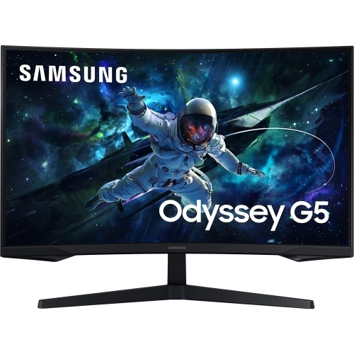 Monitor LED Curbat Samsung Odyssey G5 G55C LS32CG552EUXEN, 31.5 inch, 2560x1440, 1 ms, Black [1]