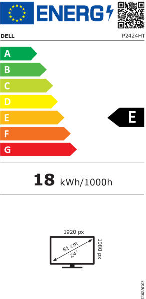 Monitor LED Dell P2424HT Touch USB-C Hub, 23.8", FHD 1920x1080 60Hz, 16:9, IPS, Anti-glare, 3H Hard Coating, Flicker Free, 300 cd/m2, 1000:1, 178/178, 5ms/8ms, DP, HDMI, USB-C 3.2 Gen 1, LAN, Audio li [11]