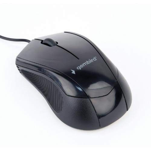 Mouse Optic Gembird MUS-3B-02, USB, Negru [2]