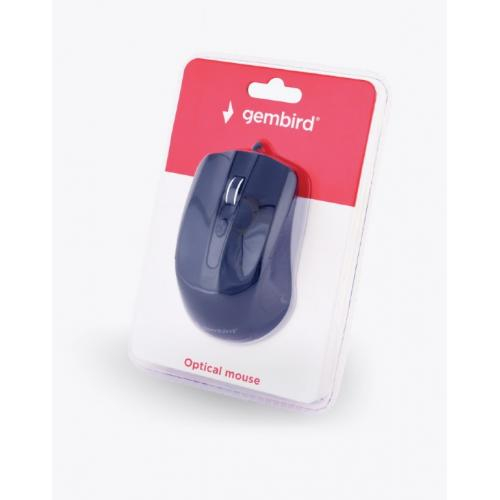 Mouse Optic Gembird MUS-4B-01, USB, Negru [3]