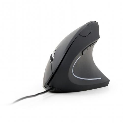 Mouse Optic Gembird MUS-ERGO-01, USB, Black [1]