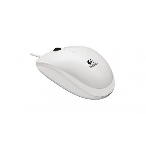 Mouse Optic Logitech B100, USB, Alb [1]