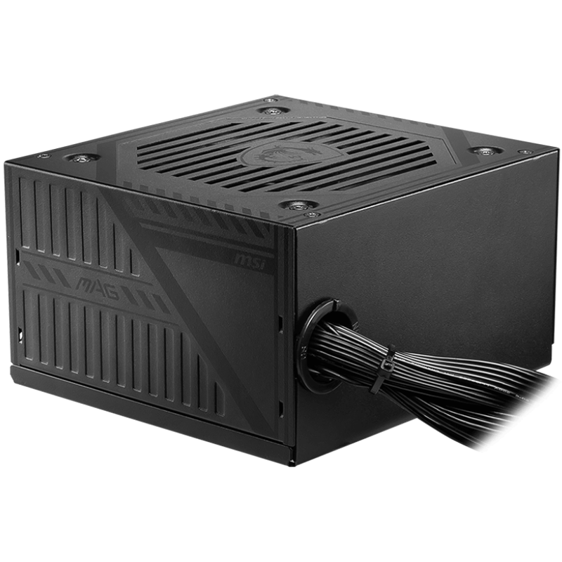 MSI MAG A650BNL Power Supply 650W, 80 PLUS Bronze, 120mm low noise Fan, Protections: OCP/OVP/OPP/OTP/SCP, Active PFC Design, Flat Cable Equipment, Dimensions: 150mmx140mmx86mm, 5Y Warranty [4]