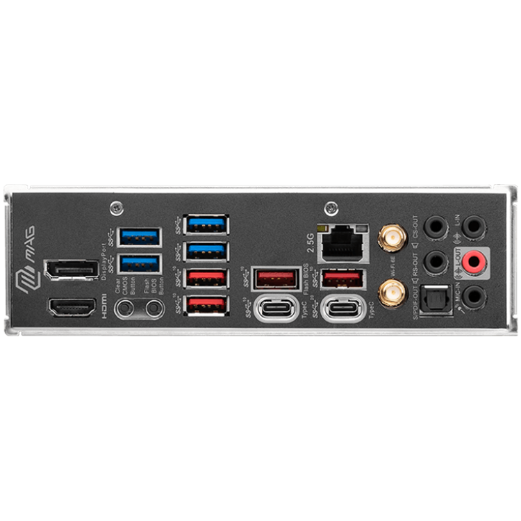 MSI MAG Z790 TOMAHAWK WIFI, ATX, Socket LGA 1700, Dual Channel DDR5 7200+(OC)MHz, 2x PCIe x16 slots, 4x M.2 slots, 1x HDMI, 1x DP, 4x USB 3.2 Gen2, 4x USB 3.2 Gen2, 4x USB 2.0, Type-C, 7.1 HD Audio, 2 [3]