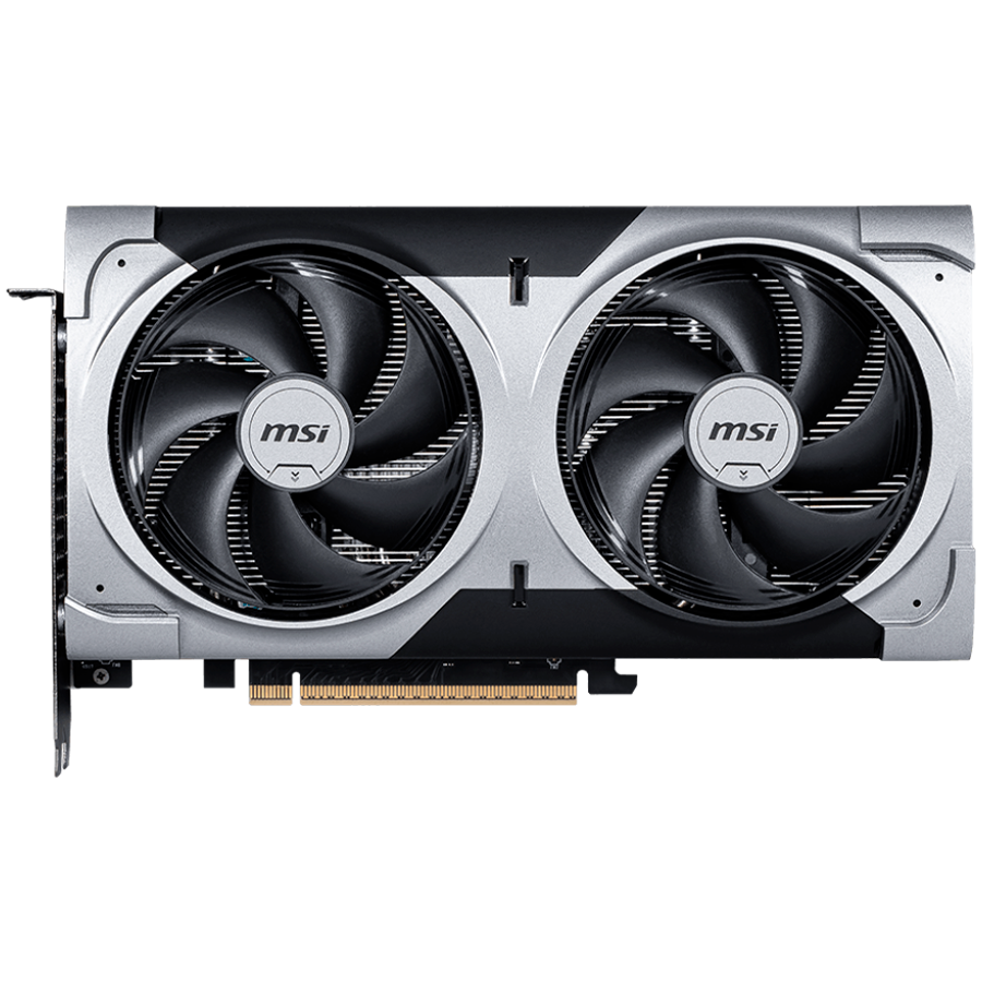 MSI Video Card NVIDIA GeForce RTX 5060 Ti 16G VENTUS 2X OC PLUS, 16GB GDDR7, 128-bit, 2602 MHz Boost, 4608 CUDA Cores, PCIe 5.0 (x8), 3x DP 2.1b, HDMI 2.1b, RAY TRACING, Dual Fan, 180W TDP, 8-pin PCIe [2]