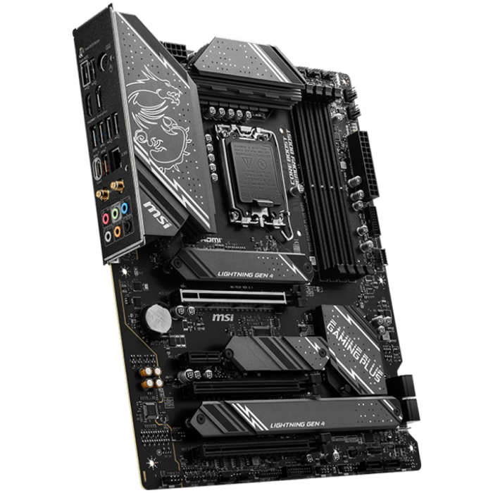 MSI Z790 GAMING PLUS WIFI , LGA 1700, 4xDDR5, Dual Channel DDR5 up to 7200+(OC)MHz, 3x PCIe x16 slot, 4x M.2 slots, 1x USB 3.2 Gen 2x2 (Type-C), 3x USB 3.2, 4x USB 2.0, 1x HDMI, 1x DP, 4x EZ Debug LED [2]