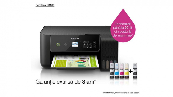 Multifunctional cerneala 3 in 1 Epson EcoTank L3160 [6]
