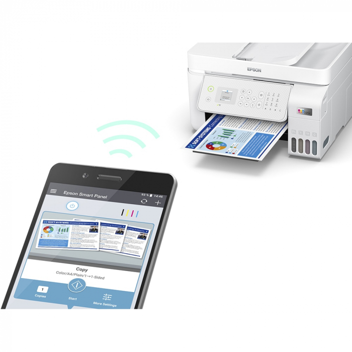 Multifunctional EPSON EcoTank L5316 CISS, Inkjet, Color, A4, USB, Retea, Wi-Fi, Fax [12]