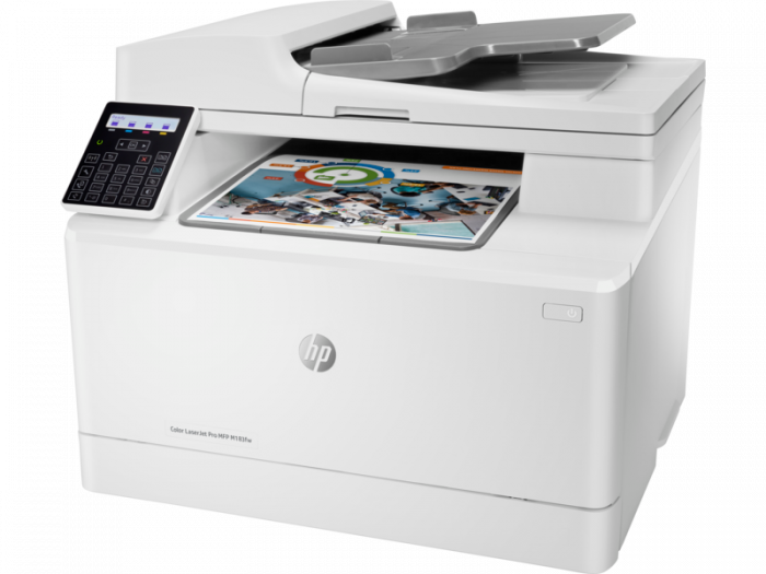 Multifunctional HP LaserJet Pro M183fw, Laser Color, Fax, 16ppm, A4, USB, Retea, Wi-Fi, ADF [2]