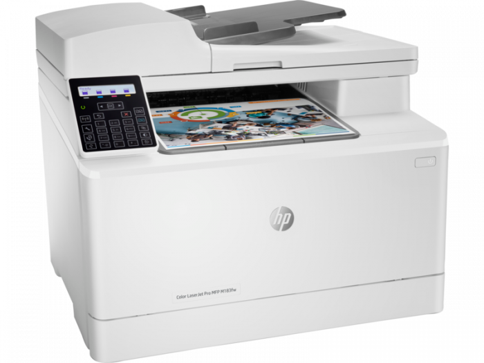 Multifunctional HP LaserJet Pro M183fw, Laser Color, Fax, 16ppm, A4, USB, Retea, Wi-Fi, ADF [3]