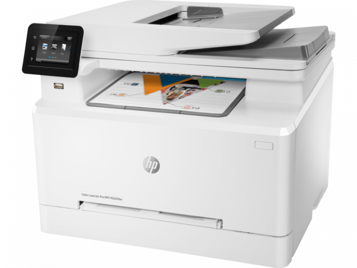 HP LaserJet Pro MFP M283fdw, Cu laser, Imprimare color, 600 x 600 DPI, A4, Copiere, Scanare, Fax, Imprimare, Wi-Fi, Ethernet, USB, Retea. [2]