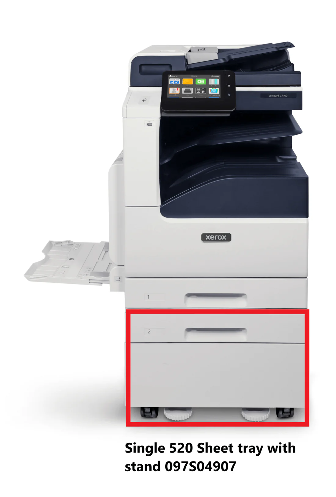 Multifunctional Xerox VersaLink B7135, Laser, Monocrom, Wi-Fi, ADF, Duplex, 35ppm + tava stand 520 coli [2]