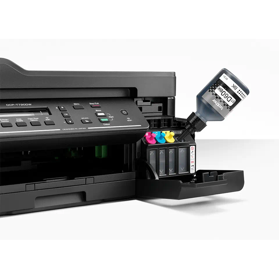 Multifunctionala Brother DCP-T720DW, InkJet, Color, ADF, Format A4, Wi-Fi, 17ppm+1set de cerneala bk+culori CADOU [2]