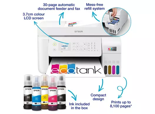 Multifunctionala Epson L5296 InkJet, CISS, Color,  A4, Retea, Wi-Fi, Fax [11]