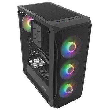 Carcasa PC Gaming Natec Fury Shobo SH4F RGB Midi Tower neagra (NFO-2154) - NATEC [3]