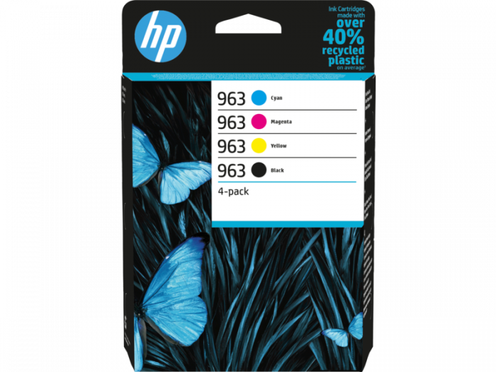 Set cartuse cerneala HP 963 CMYK 4-Pack 6ZC70AE [1]