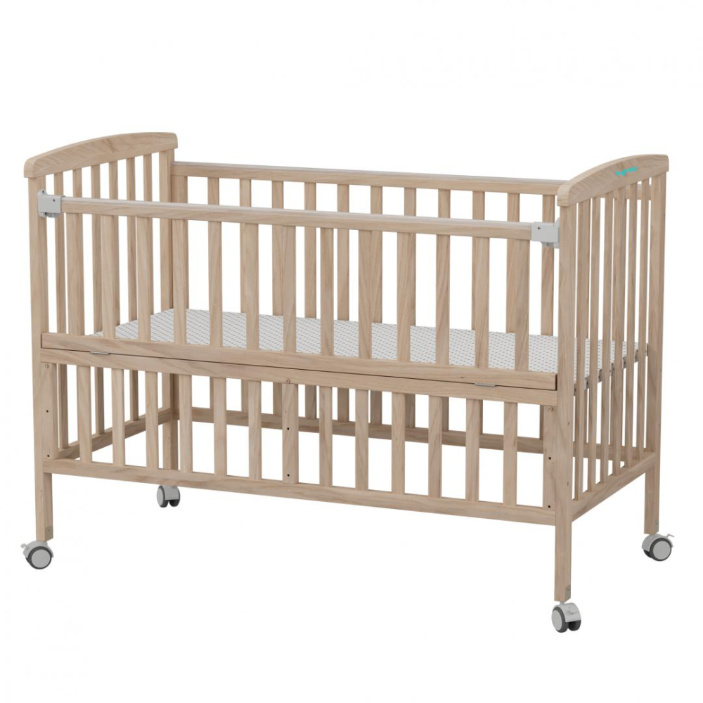 Patut din lemn bebe, 120x60,natur,U-Grow [3]