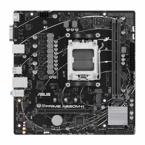 Placa de baza ASUS PRIME A620M-K, AMD A620, Socket AM5, mATX [1]