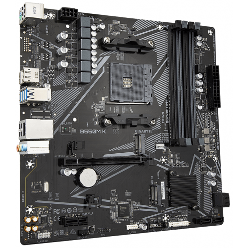 Placa de baza Gigabyte B550M K, AMD B550, Socket AM4, mATX [2]