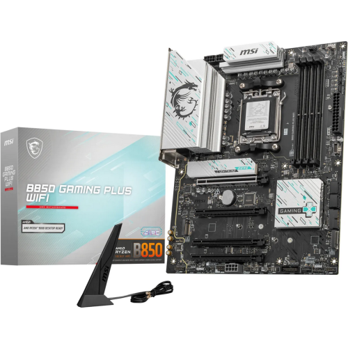 Placa de baza MSI B850 GAMING PLUS WIFI, AMD B850, Socket AM5, ATX [1]