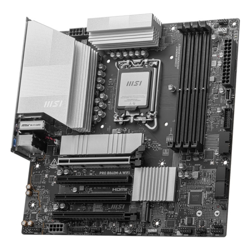 Placa de baza MSI PRO B860M-A WIFI, Intel B860, Socket 1851, mATX [5]