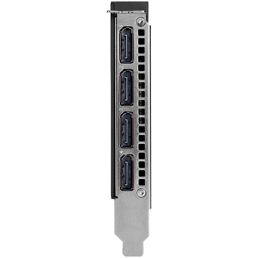 PNY NVIDIA RTX PRO 4000 Blackwell OEM Version, PCI-Express x16 Gen 5.0, 24 GB GDDR7 ECC 192-bit, 672 GB/s, 140W, FMHL Single Slot (11,2cm H x 24,1cm L), 4x DP 2.1b [4]