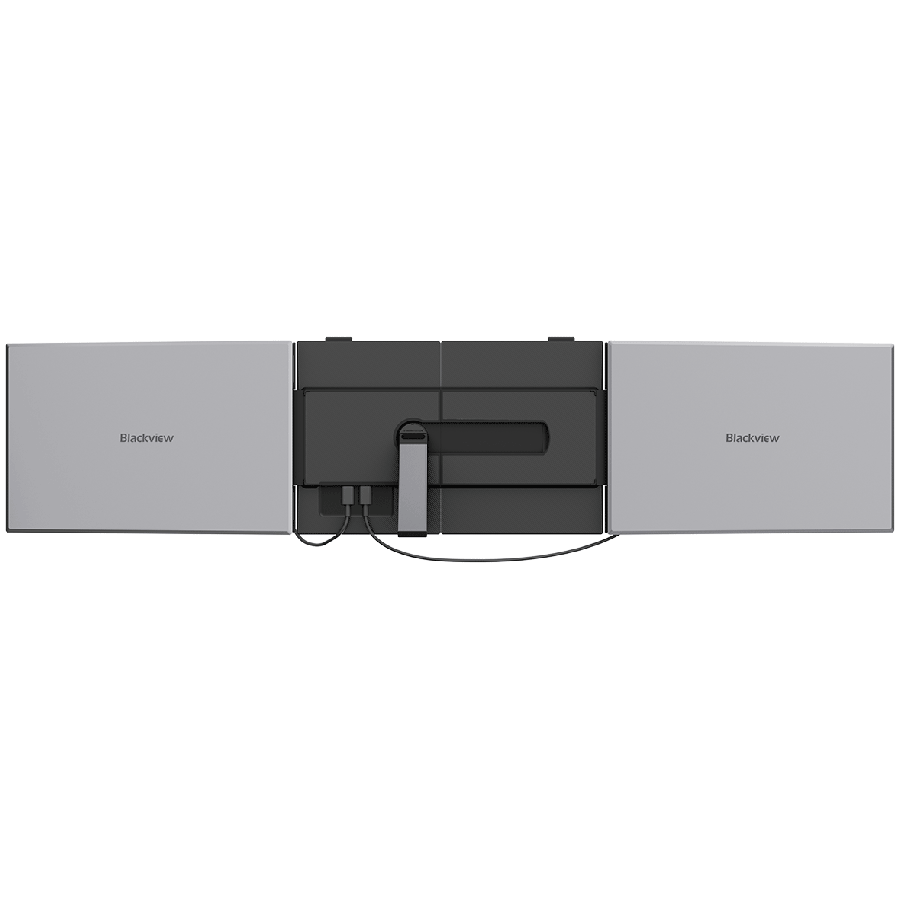 Portable monitor Blackview DCM8 Dual Screen 15.3inch 1920x1200 16:9 LCD 60Hz IPS 178 USB-C 3.1x3 364.4x237.43x21mm Grey Black [5]