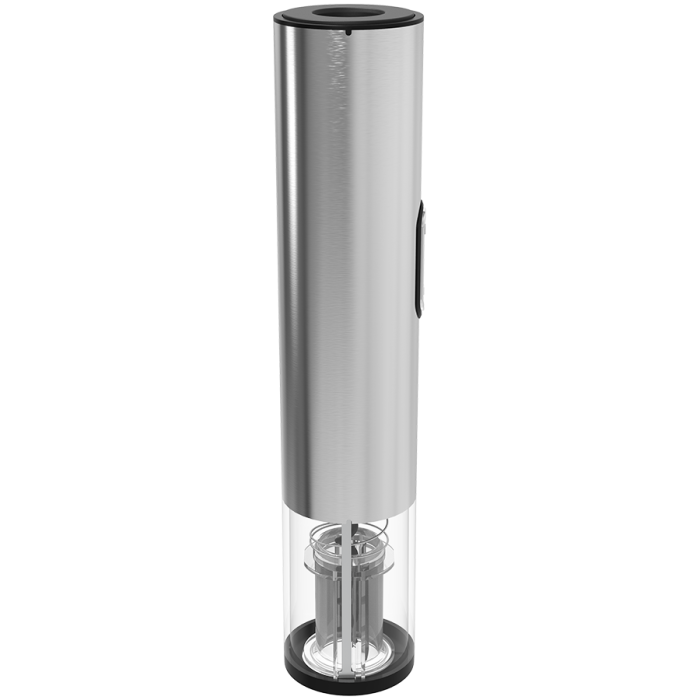 Prestigio Garda, smart wine opener, simple operation with 2 buttons, aerator, vacuum stopper preserver, foil cutter, opens up to 50 bottles wihout recharging, premium design, 500mAh battery, Dimension [6]
